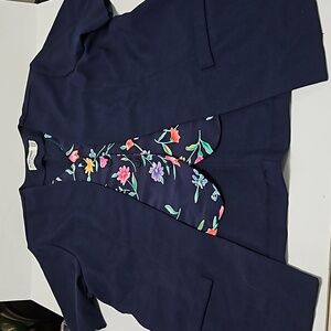 Alfred Dunner Women's Size 14 Short Sleeve Blazer Blouse Top #W597